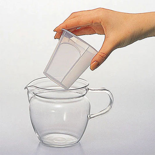 Heat Resistant Glass Round Pitcher