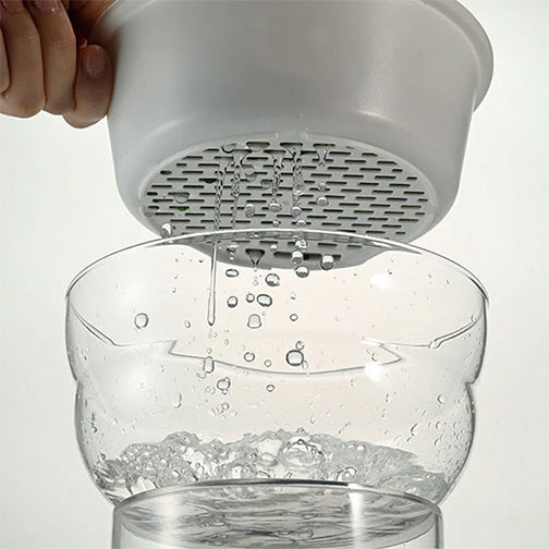 HARIO Microwavable Glass Steamer (Japan Exclusive)