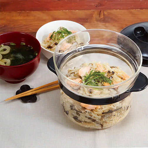 ICHIZENYA Microwave Glass Rice Cooker｜COOK｜HARIO Co., Ltd.
